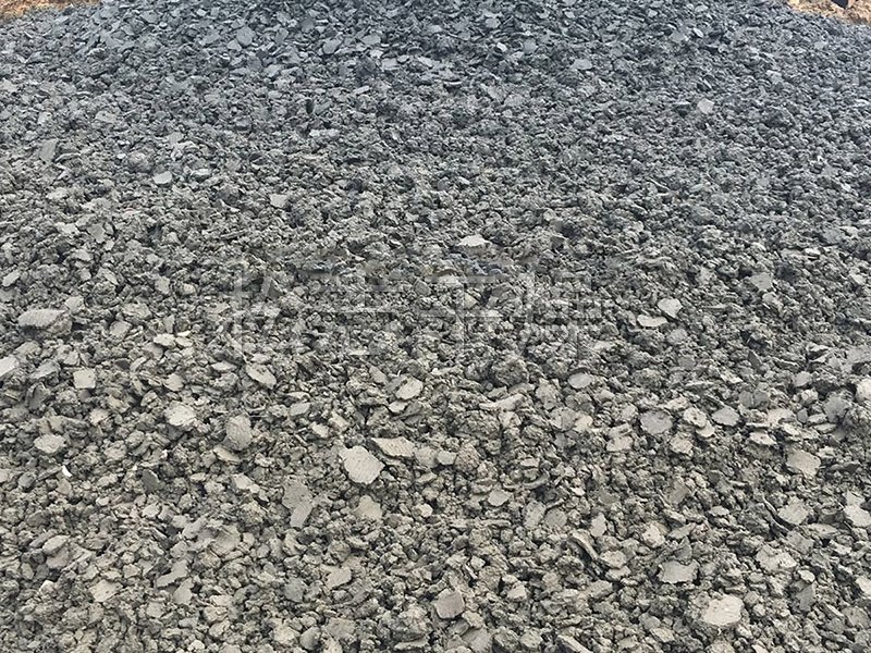 干燥后的污泥
